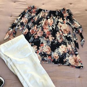 Pink blush maternity top